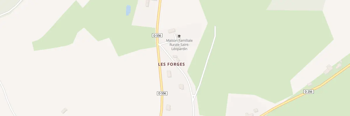 Plan du 5011 Les Forges à Saint-Léopardin-d’Augy