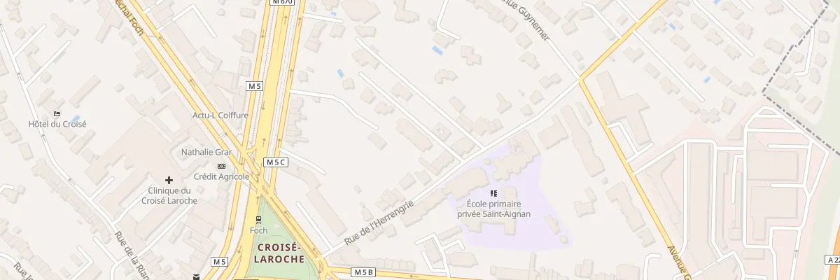 Plan du 1B All du Clos de l’Herrengrie à Marcq-en-Barœul