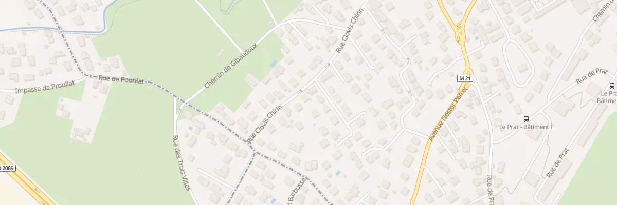 Plan du 59 Rue Clovis Chirin à Aubière