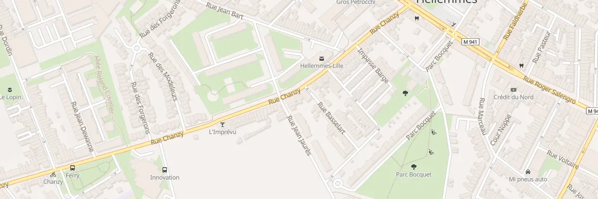 Plan du 75 Rue Chanzy Hellemmes à Lille