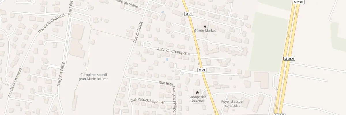 Plan du 5 All de Champcros à Cébazat