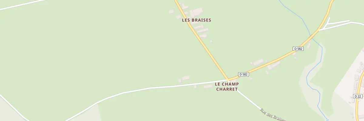 Plan du 6 Rue du Champ Charret à Monestier
