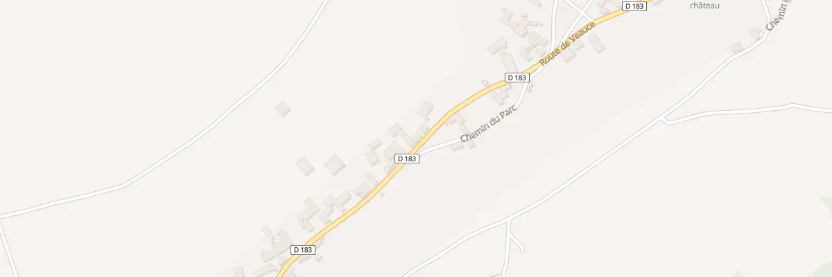 Plan du 10 Rte de Veauce à Naves