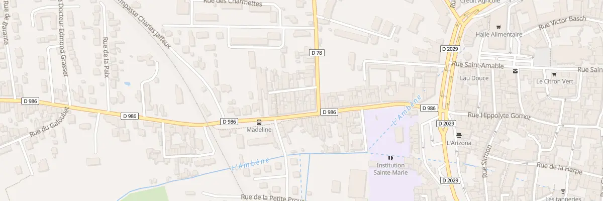 Plan du 55B Av du Cdt Madeline à Riom