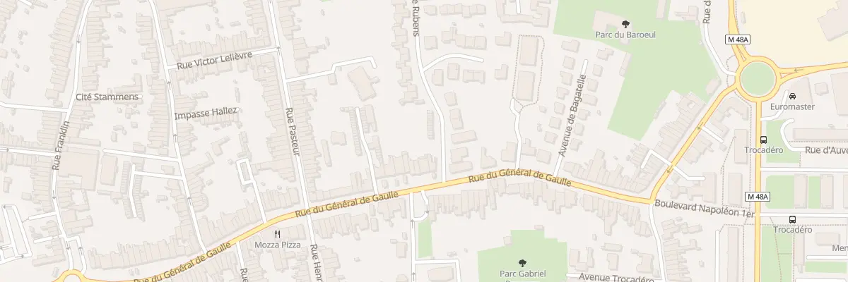Plan du 221 Rue du Général De Gaulle à Mons-en-Barœul