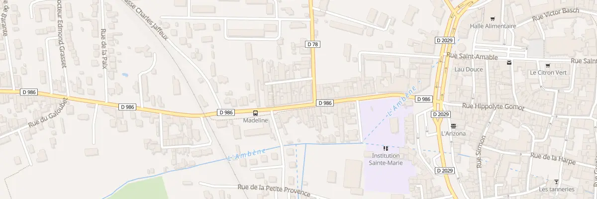 Plan du 55 Av du Cdt Madeline à Riom