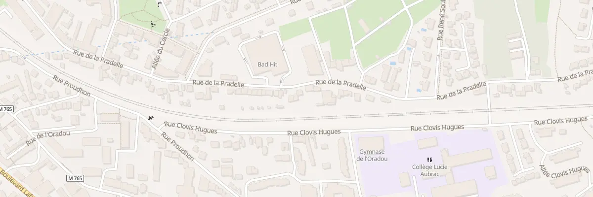 Plan du 122 Rue de la Pradelle à Clermont-Ferrand