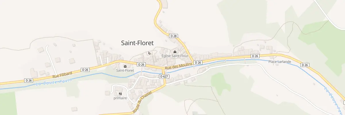 Plan du 9004 Pl de la Roche à Saint-Floret