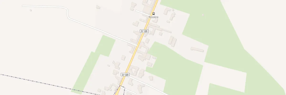 Plan du 671 Rue de la Rosière à Mérignies