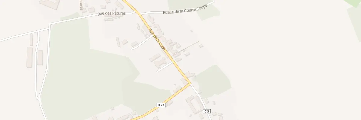 Plan du 25 Rue de la Loge à Cocherel