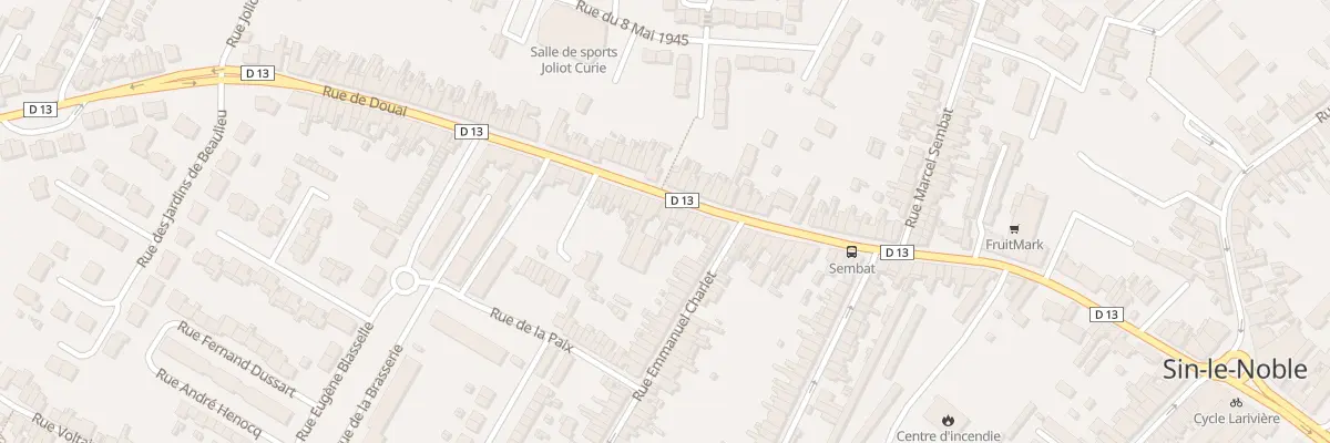 Plan du 387 Rue de Douai à Sin-le-Noble