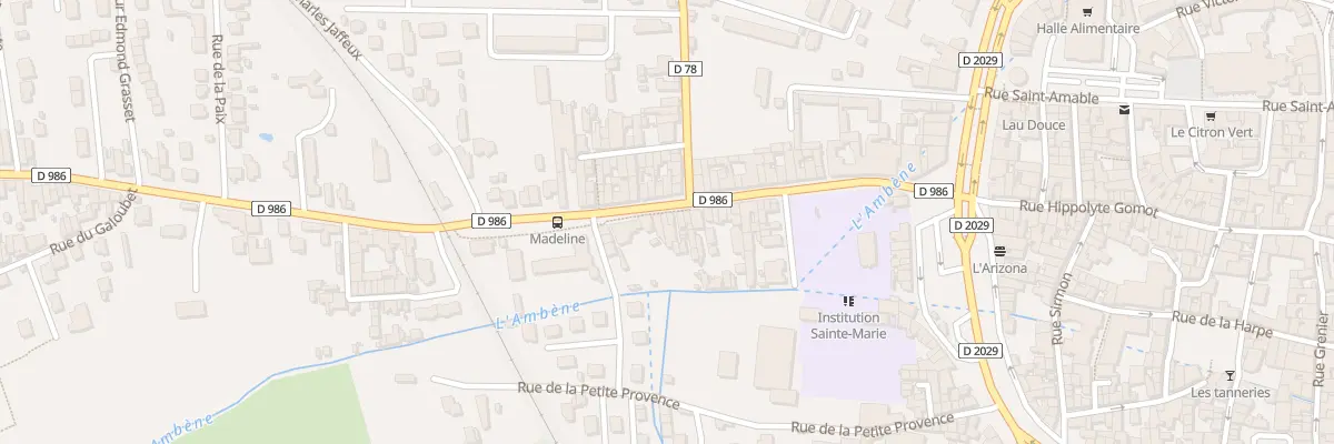 Plan du 54 Av du Cdt Madeline à Riom