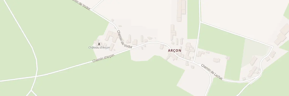 Plan du 15 Che d’Arçon à Vicq