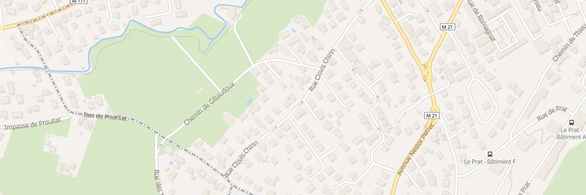 Plan du 38 Rue Clovis Chirin à Aubière