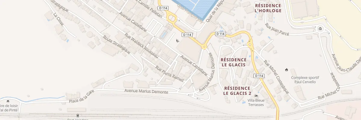 Plan du 5 Av Castellane à Port-Vendres