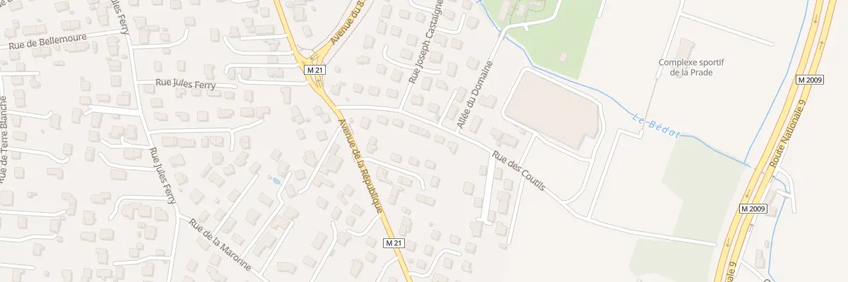 Plan du 8 Rue des Coutils à Cébazat