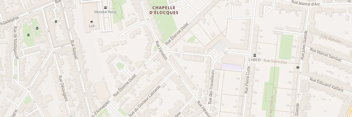 Plan du 100B Rue Fenelon Hellemmes à Lille