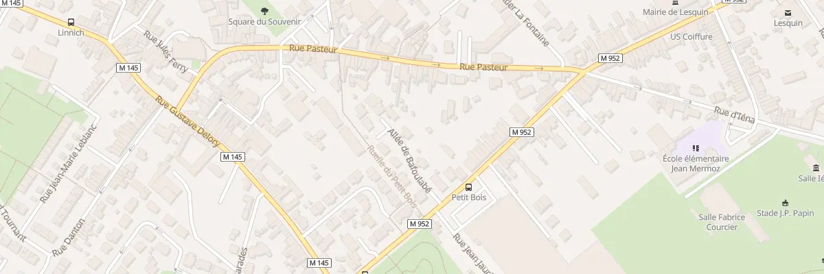 Plan du 6 All Bafoulabe à Lesquin