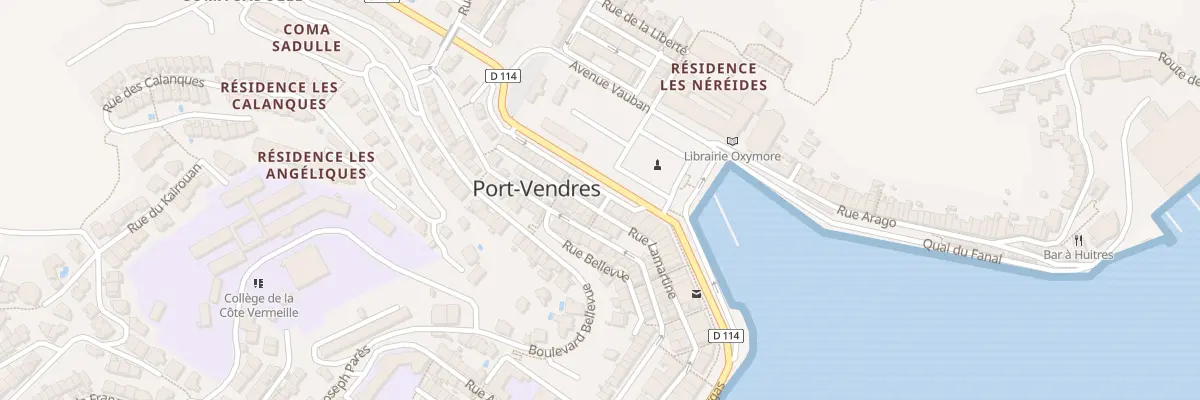 Plan du 5 Rue Victor Hugo à Port-Vendres