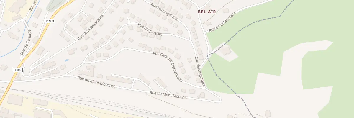 Plan du 23 Rue Georges Clemenceau à Saint-Flour