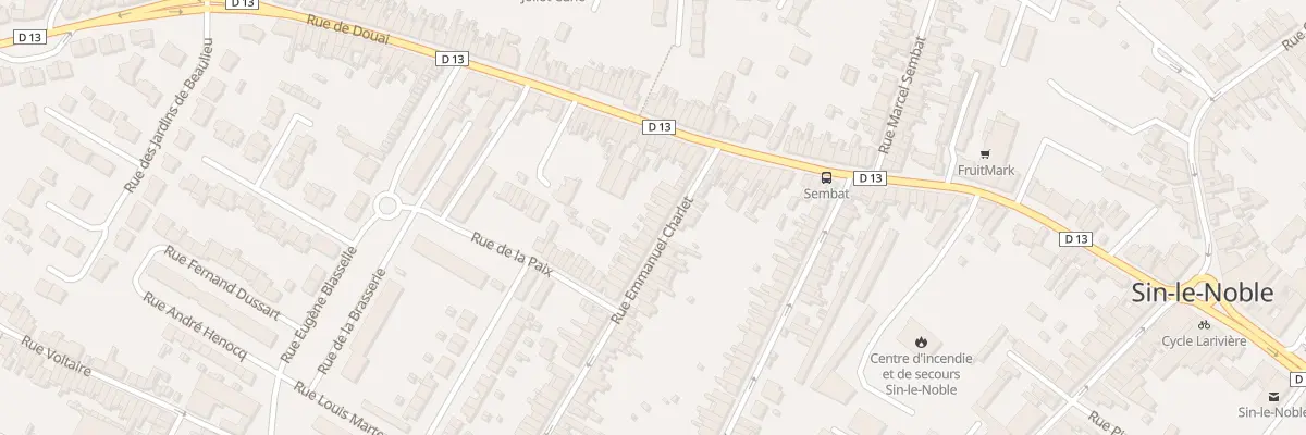 Plan du 66 Rue Emmanuel Charlet à Sin-le-Noble