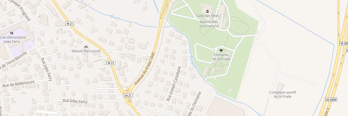 Plan du 27 Rue Joseph Castaigne à Cébazat