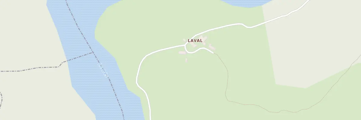 Plan du 5099 Laval à Albaret-le-Comtal