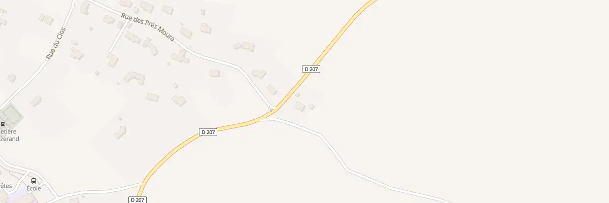Plan du 2 Rte de Saint-agoulin à Jozerand