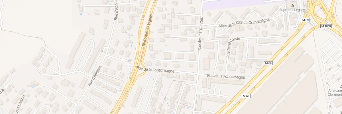 Plan du 35 Rue des Planchettes à Clermont-Ferrand