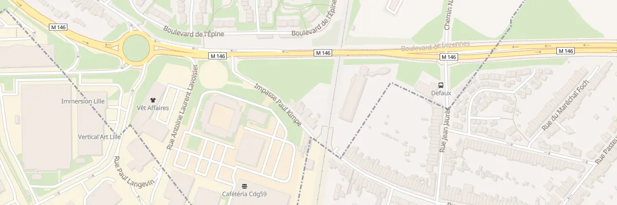 Plan du 127 Rue Paul Kimpe à Lille