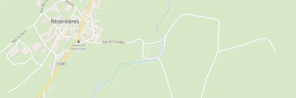 Plan du 5003 Pivoul à Rézentières