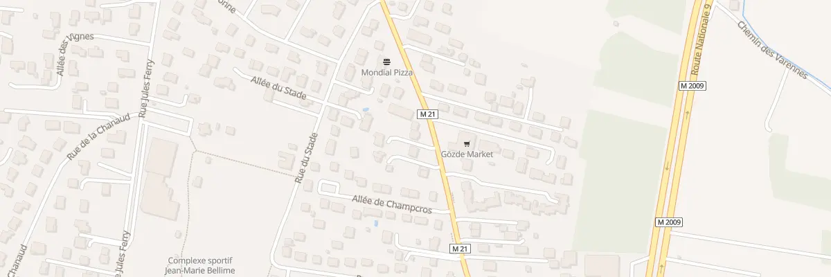 Plan du 88 Av de la République à Cébazat