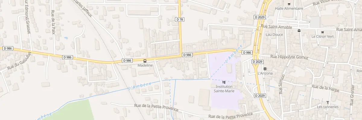 Plan du 48 Av du Cdt Madeline à Riom