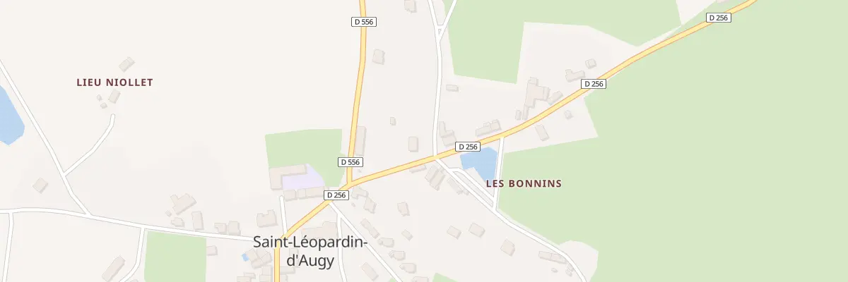 Plan du 5235 Les Bonnins à Saint-Léopardin-d’Augy