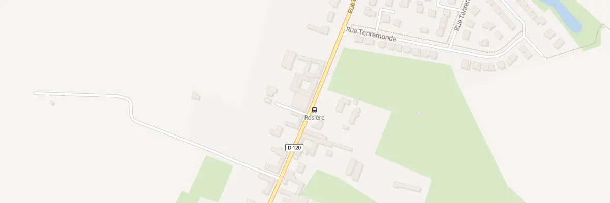 Plan du 542 Rue de la Rosière à Mérignies