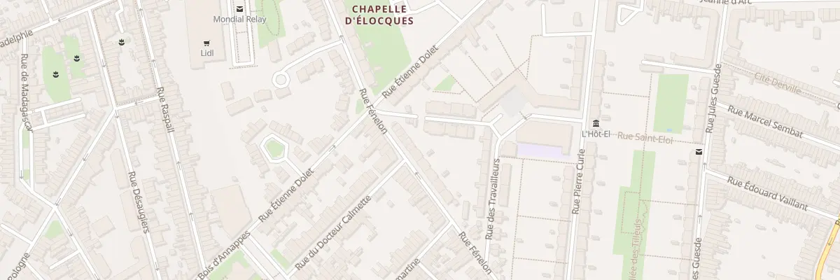 Plan du 98 Rue Fenelon Hellemmes à Lille