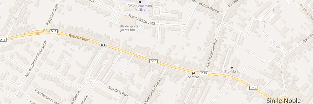 Plan du 392 Rue de Douai à Sin-le-Noble