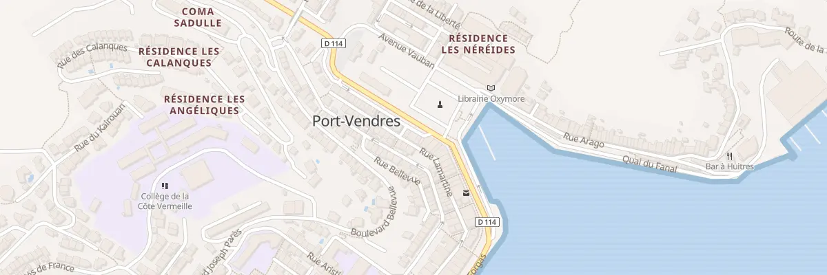 Plan du 54 Rue Lamartine à Port-Vendres