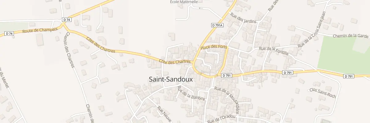 Plan du 6 Pl de la Mairie à Saint-Sandoux