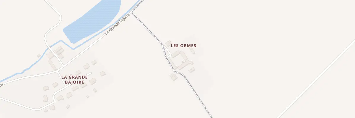 Plan du 91 Les Ormes à Vernoy