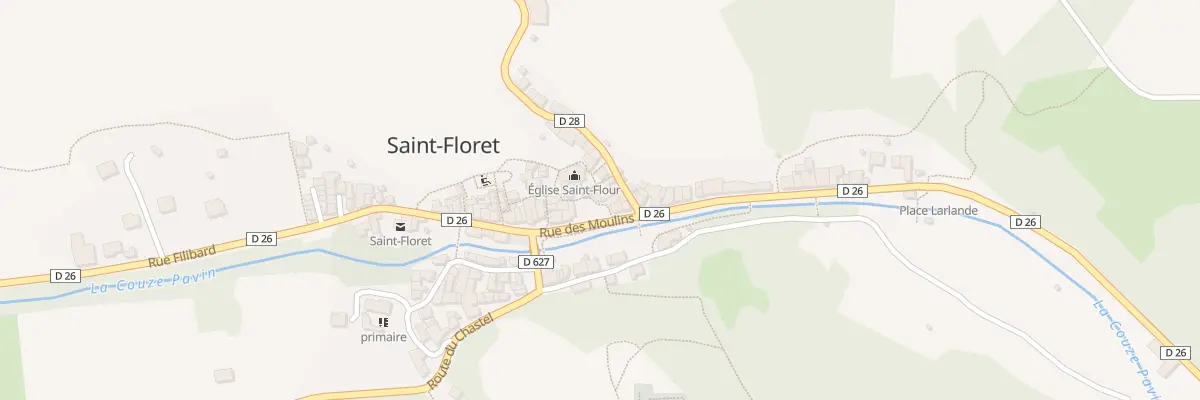 Plan du 9001 Rue des Caves à Saint-Floret