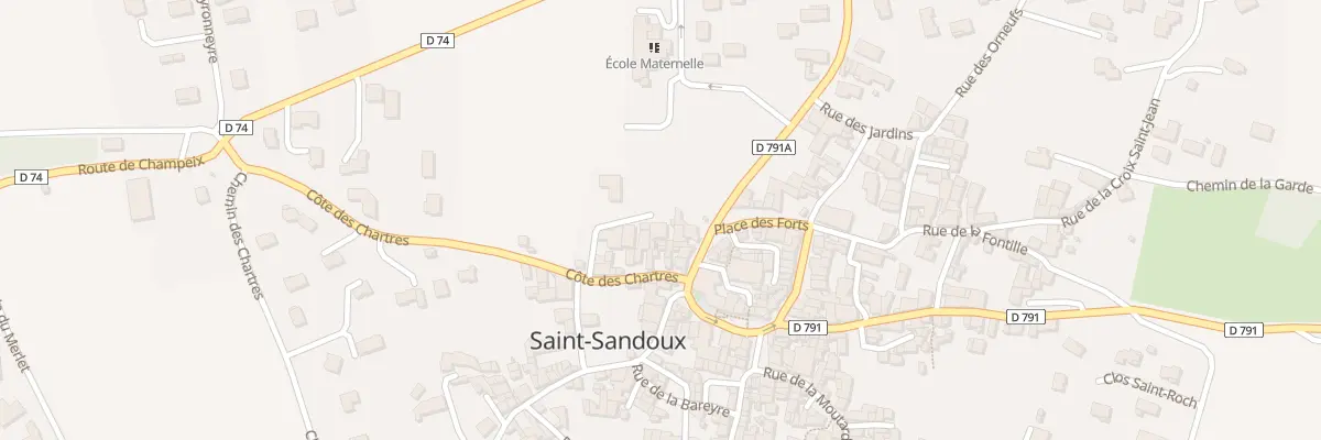 Plan du 4 Imp des Chartres à Saint-Sandoux