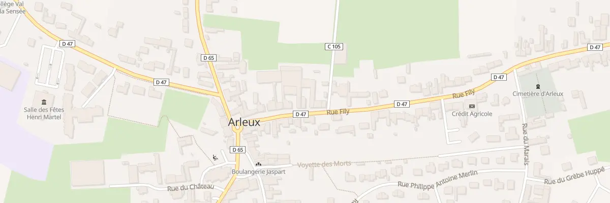 Plan du 11 Rue Fily à Arleux