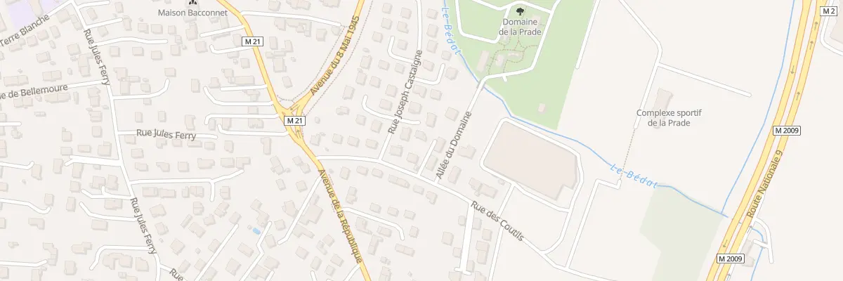 Plan du 4 Rue Joseph Castaigne à Cébazat