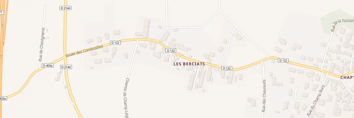 Plan du 30 Rte des Combrailles à Beauregard-Vendon