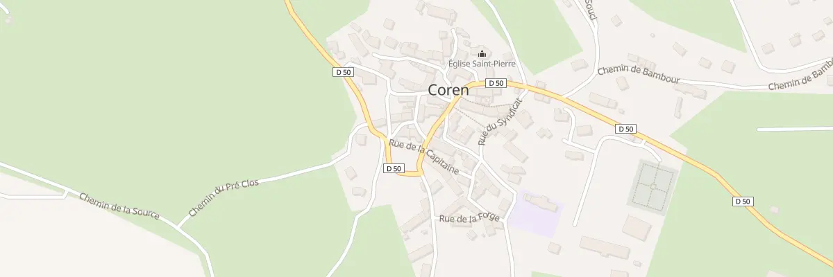 Plan du 5064 Rue de la Capitaine à Coren