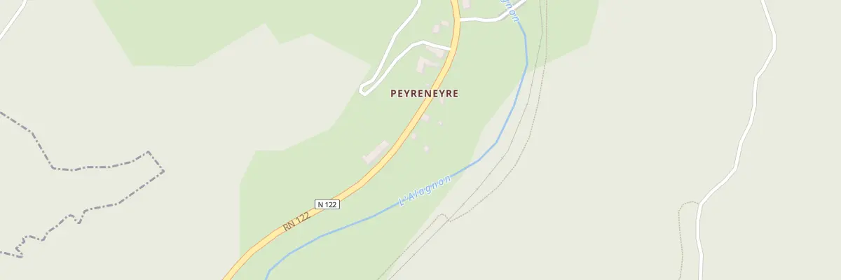 Plan du 7 Rn 122 à Molompize