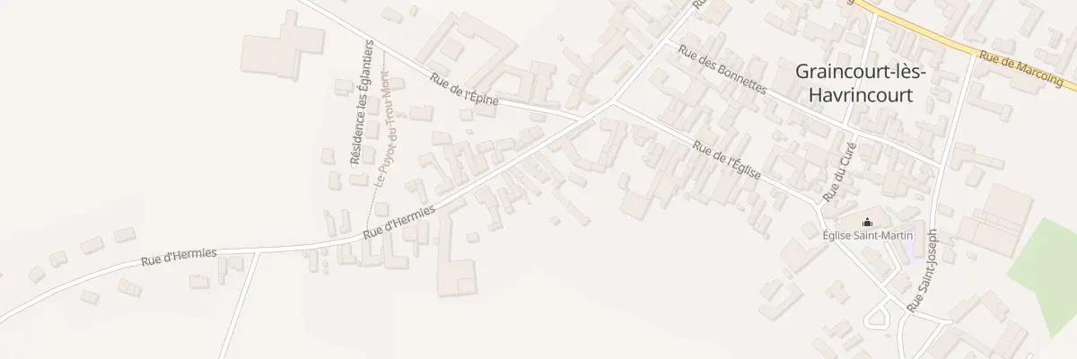 Plan du 3 Rue d’Hermies à Graincourt-lès-Havrincourt