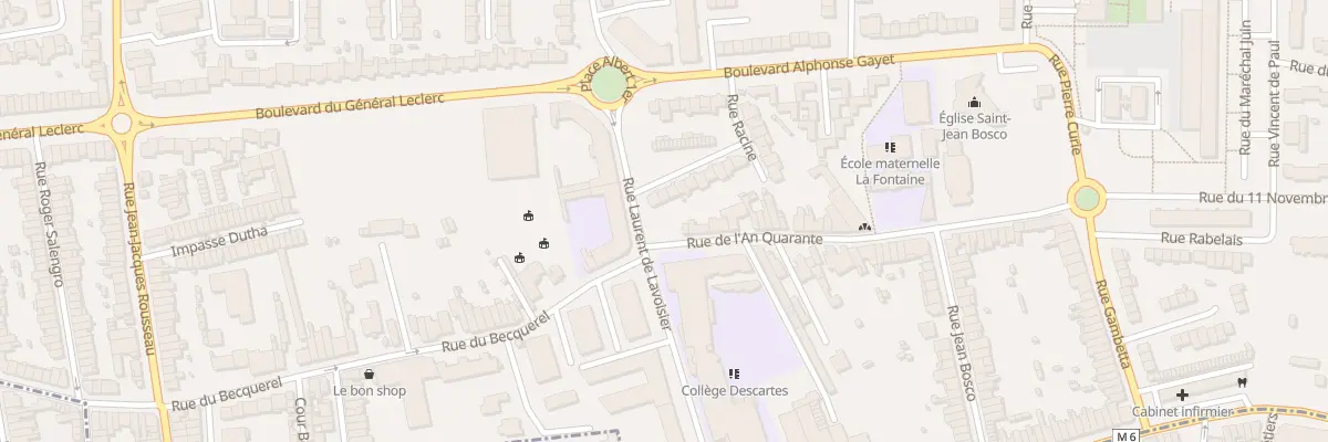 Plan du 2 Rue La Fontaine à Mons-en-Barœul