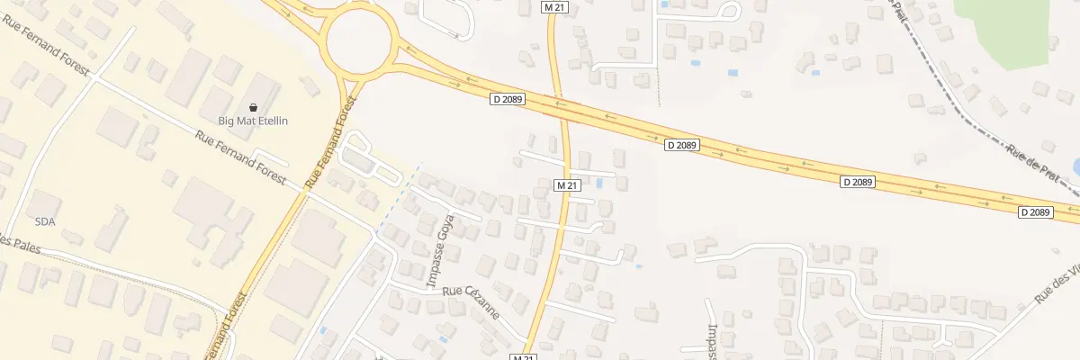 Plan du 75B Av Jean Moulin à Romagnat